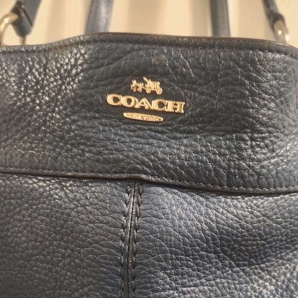 COACH Pebbled Leather Lexi Shoulder Bag - Medium/ Large - Picture 5 of 12